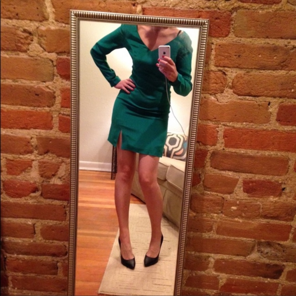 Vintage Hugo Buscati Silk Dress- size 6